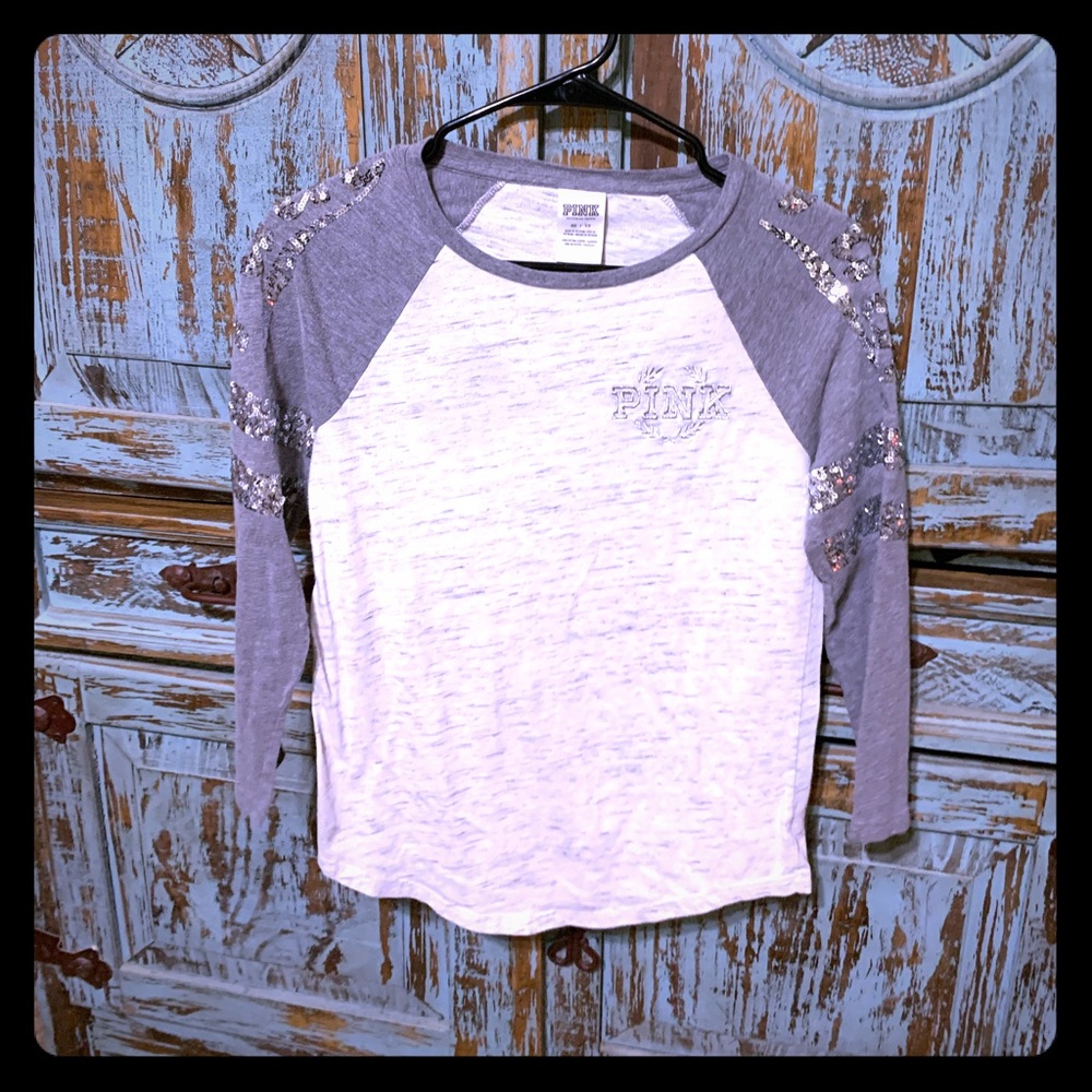 VS PINK 3qtr sleeve top